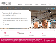 Tablet Screenshot of euretco.com